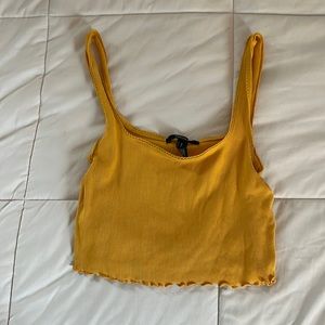 yellow tank